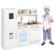 Toddler Pretend Play Kitchen Toy with Stove for 3+ Boys and Girls - 34" x 10" x 32" (L x W x H)